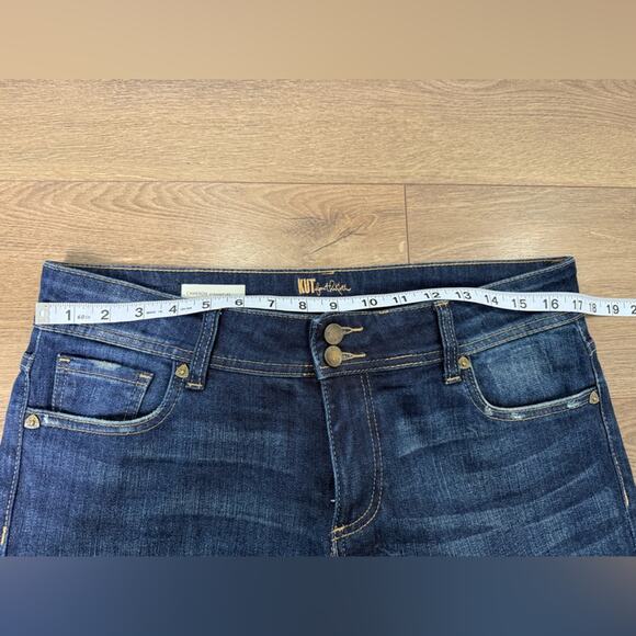 Kut From The Cloth Cameron Cuffed Straight Leg Jean Size 10 - Picture 10 of 12